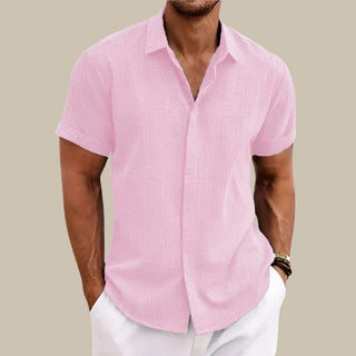 Garrix Shirt | Casual Herrenbluse mit kurzen Ärmeln