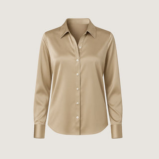 Satinbluse - Elegante Damenbluse für Business und Freizeit