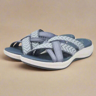 Sandaletten für Damen - Bequeme Sandalen mit fußbett für Sommer