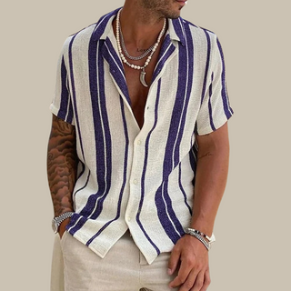 Ganti Capri Shirt | Ein lässiges gewebtes Hemd mit kurzen Ärmeln und Kragen für Herren
