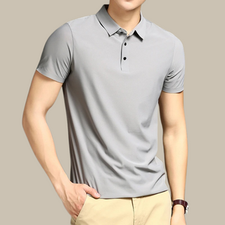 RUGO Basic Polo | Stilvolles Basic-Herren-Poloshirt mit kurzen Ärmeln