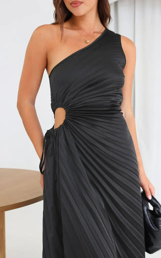 Abendkleid für Damen - Elegantes One-Shoulder Brautjungfernkleid