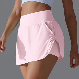 2-in-1 Sportrock - Schnelltrocknende Gym Short für Damen