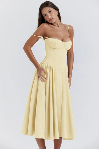 Midikleid für Damen - Elegantes Abendkleid für Hochzeiten und Partys