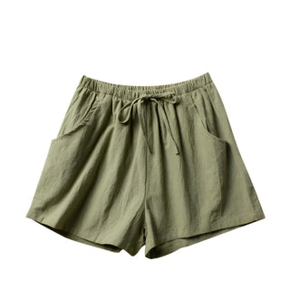 Shorts für Damen - Luftige Kurze Hose Mit Kordelzug für Sommer