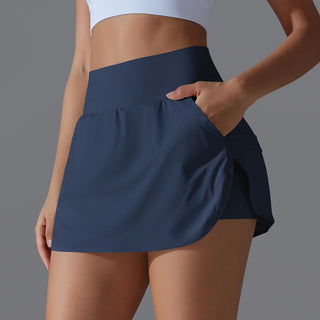 2-in-1 Sportrock - Schnelltrocknende Gym Short für Damen