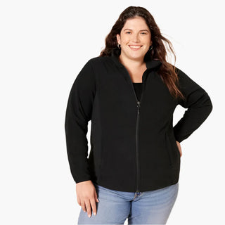 Fleecejacke - Outdoor Fleecejacke mit Kapuze für Damen