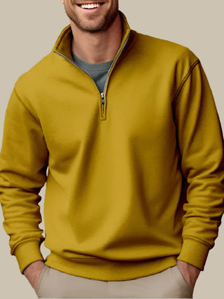 Mosino Zip Pullover | Lässiger Pullover mit Reißverschluss für Herren