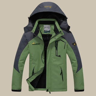 Peak Outdoor Parka | Warme, wasserdichte Winterjacke für Herren mit Fleecefutter