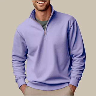 Mosino Zip Pullover | Lässiger Pullover mit Reißverschluss für Herren