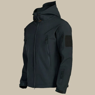 Rivelo Softshell-Jacke | Hooded Bomber Winddicht und Wasserabweisend für Herren