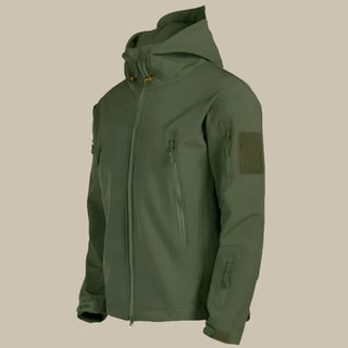 Rivelo Softshell-Jacke | Hooded Bomber Winddicht und Wasserabweisend für Herren