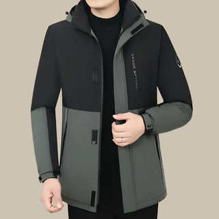 Falconi Parka | Eleganter wasserdichter langer Wintermantel für Herren