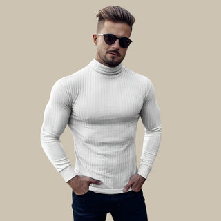 Selecto Rollkragenpullover | Casualer Kabelstrick Slim Fit Pullover für Herren