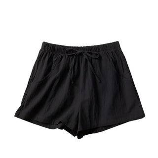 Shorts für Damen - Luftige Kurze Hose Mit Kordelzug für Sommer