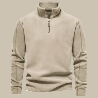 Troyer - Warmer Fleece Zip Pullover für Herren