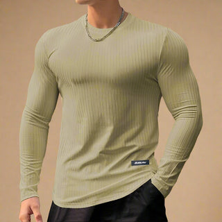 Ganti Sweater | Sportlicher Muscle Fit Longsleeve Pullover für Herren