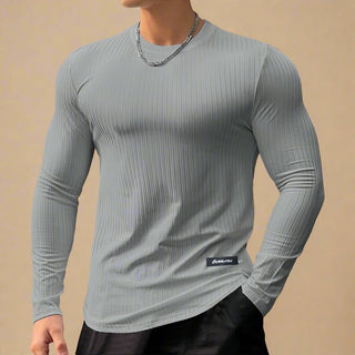 Ganti Sweater | Sportlicher Muscle Fit Longsleeve Pullover für Herren