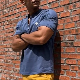 GENTS Basic T-shirt | Hochwertiges T-Shirt mit kurzen Ärmeln und V-Ausschnitt für Herren