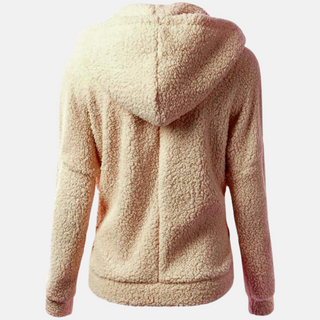 Fleecejacke - Warme Fleecejacke mit Kapuze für Damen