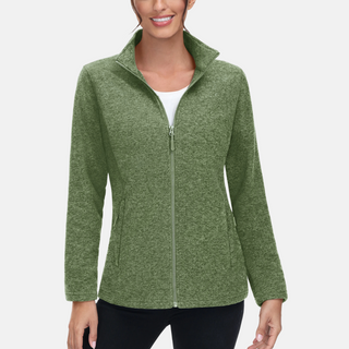 Fleecejacke - Sportliche Fleecejacke mit Kapuze für Damen
