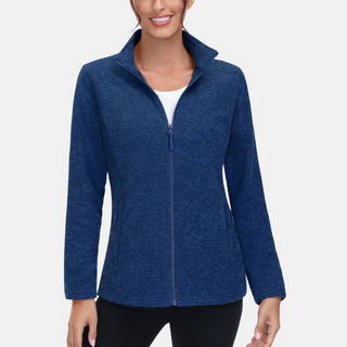 Fleecejacke - Sportliche Fleecejacke mit Kapuze für Damen