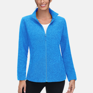 Fleecejacke - Sportliche Fleecejacke mit Kapuze für Damen