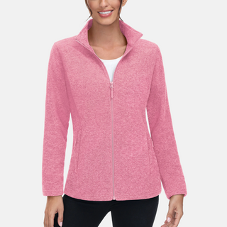 Fleecejacke - Sportliche Fleecejacke mit Kapuze für Damen