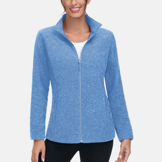 Fleecejacke - Sportliche Fleecejacke mit Kapuze für Damen