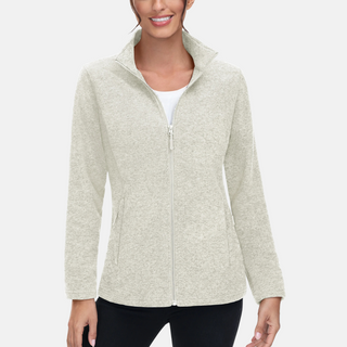 Fleecejacke - Sportliche Fleecejacke mit Kapuze für Damen