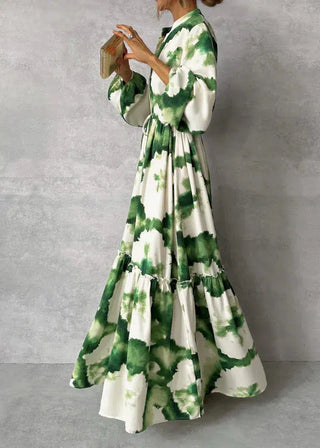 Sommerkleid für Damen - Elegantes Maxikleid mit Blumenmuster