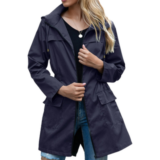Regenjacke - Stilvolle Übergansjacke mit Kapuze