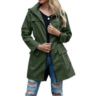 Regenjacke - Stilvolle Übergansjacke mit Kapuze