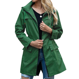 Regenjacke - Stilvolle Übergansjacke mit Kapuze