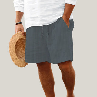 Bermuda Shorts für Herren - Kurze Hosen in Leinen-mix für den Sommer