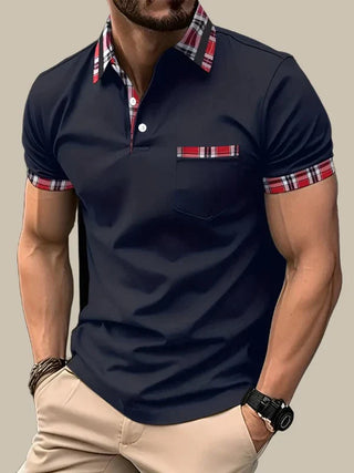 Poloshirt für Herren - Muscle-Fit-Polo mit kurzen Ärmeln für Sommer