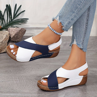 Sandaletten für Damen - Bequeme Sommerschuhe mit Klettverschluss