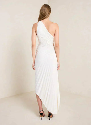 Abendkleid für Damen - Elegantes One-Shoulder Brautjungfernkleid