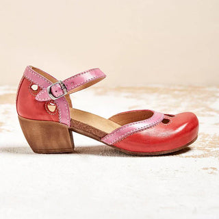 Sandaletten für Damen - Elegantes Riemchenpumps mit fußbett für Sommer