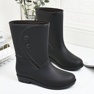 Regenstiefel für den Herbst - Stylische wasserdichte Gummistiefel mit Komfort für Damen