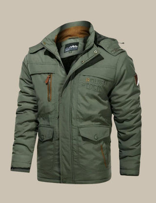 Jacob Parka | Lange wasserdichte Parka-Winterjacke für Herren mit Fleece-Futter