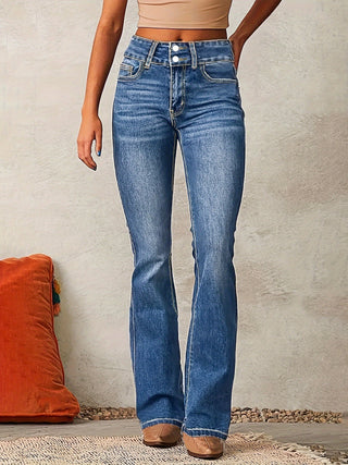 Bootcut Jeans für Damen - Bequeme Stretch Jeanshosen für Sommer