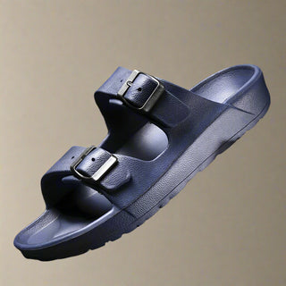 Badeschuhe für Herren - Bequeme Zweiriemer-Sandalen für den Sommer