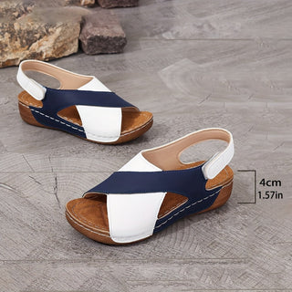 Sandaletten für Damen - Bequeme Sommerschuhe mit Klettverschluss