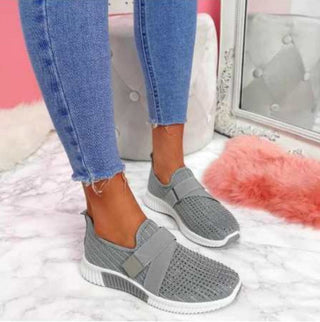 Sneaker für Damen - Bequeme Slip-on Schuhe mit Fußbett für Sommer