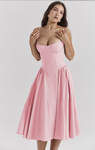 Midikleid für Damen - Elegantes Abendkleid für Hochzeiten und Partys