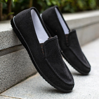 Halbschuhe für Herren - Bequeme Cord Loafers für den Sommer