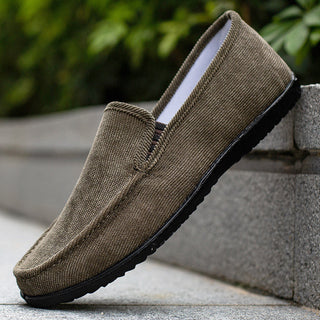 Halbschuhe für Herren - Bequeme Cord Loafers für den Sommer