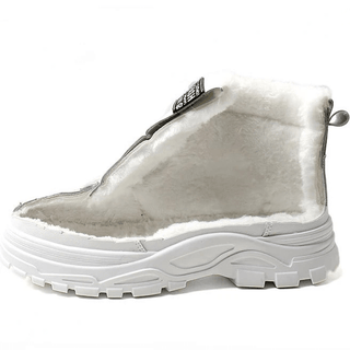 Stiefel Sneaker für den Herbst - Stylische halbhohe warme Stiefel für Damen