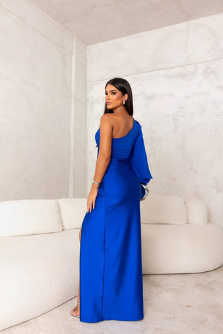 Abendkleid für Damen - Elegantes Ballkleid mit hohem Beinschlitz für Hochzeiten